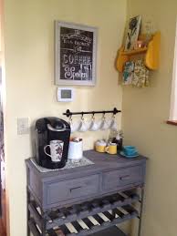 Tv stands + media centers coffee tables living room tables accent pieces entryway furniture room dividers benches. My New Coffee Bar Open For Business Coffee Corner Ideas Small Spaces Coffee Corner Ideas Coffee Corner