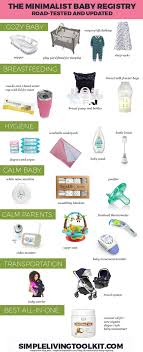 In between baths, you can use a washcloth to clean your baby's face, ears. The Minimalist Baby Registry Checklist Simple Living Toolkit
