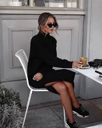 The flower patterned dress had the most comfortable material by far. Alexa Black Knit Jumper Dress Fashion Knitted Jumper Dress Fashion Clothes Women