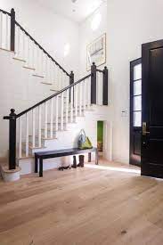 Transitional Entry By Von Fitz Design European White Oak Floors White Oak Floors House Flooring