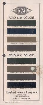1932 Ford Color Chart Related Keywords Suggestions 1932