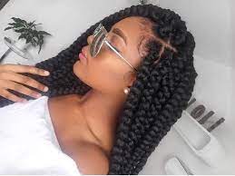 Natural Hair On Twitter Big Box Braids Hairstyles Box Braids Styling Short Box Braids