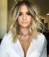 Textured Lob With Big Waves Short Hair Styles Hair Lengths Hair Styles