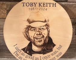 Toby Keith Memorial Plaque