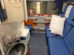 Viewliner accessible bedroom with bathroom. Amtrak Superliner Bedroom Review And Video Cruise Maven