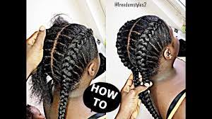 How To Cornrow For Beginners New Method Video Natural Hair Styles Hair Styles Braids For Black Hair