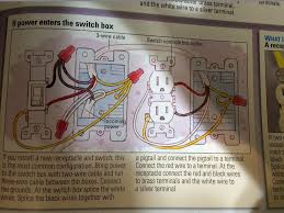 The white wire that is connected to the switch will then connect with the black wire coming from the supply cable from the plug receptacle. How Should I Wire 2 Switches That Control 1 Light And 1 Receptacle Home Improvement Stack Exchange