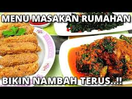 Rahasia resep menu diet mayo 13 hari turun 8kg. Bikin Nambah Terus 3 Menu Masakan Sederhana Sehari Hari Masak Hemat 3 Menu 23 Youtube Resep Masakan Masakan Makanan Dan Minuman