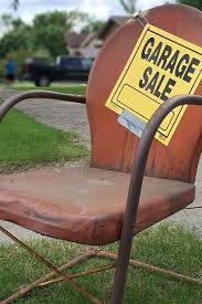 Garage Sale Tip Have Spare Chairs So Shoppers Will Linger Garage Sale Tips Garage Sales Garage Sale Signs