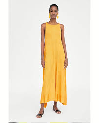 Bild 1 von kleid mit glänzenden sternen von zara. Long Dress With Knots New In Woman Zara United Kingdom Sommer Outfits Frauen Modestil Kleider Fur Frauen