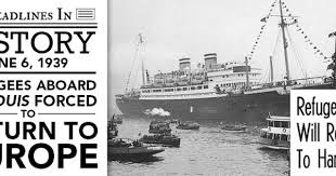 St Louis Refugee Ship Forced To Return To Europe June 6 1939 Refugee Europe Ship