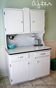 Diy Project Sellers Cabinet Makeover See Jamie Blog Diy Kitchen Cabinets Makeover Vintage Kitchen Cabinets Freestanding Kitchen