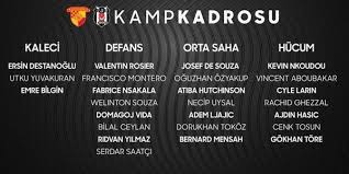Sezonu kapatan cenk tosun ve hasic'in yanı sıra oğuzhan . Son Dakika Besiktas In Goztepe Maci Kamp Kadrosu Belli Oldu Sergen Yalcin Dan Buyuk Surpriz Takvim
