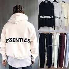 2019 fear of god essentials pullover hoodie justin bieber hip hop streetwear oversized hoodie fleece hooded sweatshirt coat fog mqh1104 from hhwq105