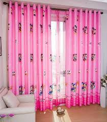 Mickey mouse & minnie mouse cafe curtain disney character race (57.1×17.7in）. Pink Disney Mickey And Minnie Windows Or Door Curtain