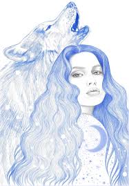 North Star Art Print By Andrea Hrnjak X Small In 2020 Mermaid Drawings Star Art Art