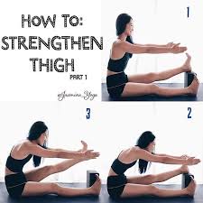 Jasmine Yoga On Thigh Strengthening Jasmineyogatutorial Thighstrength What If I Tell You There One S Yoga Blocks Exercises Restorative Yoga Yoga Poses
