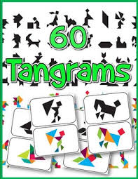 This riddle appears in the following downloadable pdf files: Tangram Solution