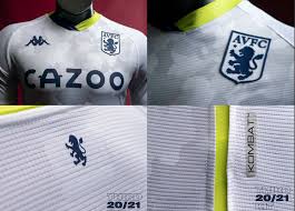 Buy aston villa home shirt and get the best deals at the lowest prices on ebay! Aston Villa 2020 21 Kappa Third Kit Football Fashion