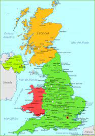 El reino unido de gran bretaña e irlanda del norte (en inglés: Mapa Del Reino Unido Plano Reino Unido Annamapa Com