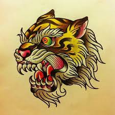 Maybe you would like to learn more about one of these? Traditional Tattoo Tiger Traditional Tattoo Art Traditional Tattoo Animal Tattoos