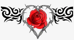 Heart and barbed wire tattoo designs. Barb Wire Heart Tattoo Transparent Png 1024x600 Free Download On Nicepng
