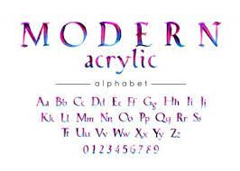 Affordable and search from millions of royalty free images, photos and vectors. Modern Acrylic Handwritten Alphabet Stylish Lettering Font Uppercase Fototapete Fototapeten Schule Hand Gezeichnet Vintage Myloview De