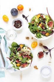 Salade Aux Figues Et Aux Chevre Recette Vegetarienne Un Dejeuner De Soleil Recette Salade De Figues Figues Salade