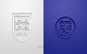 Football kits are generally updated every season and, when it comes to international football, almost inevitably before each major competition. Download Wallpapers England Vs Scotland Uefa Euro 2020 Group D 3d Logos Blue White Background Euro 2020 Football Match England National Football Team Scotland National Football Team For Desktop Free Pictures For