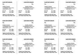 Percetakan bekasi printing menerima pemesanan cetak tiket parkir / karcis parkir bw dan full colour. Karcis Parkir Seperenam Pdf