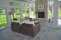 The subcontractor wants to use mortar to adhere the bluestone to the concrete. Mortar Between Bluestone Capstones Is Cracking What To Replace With