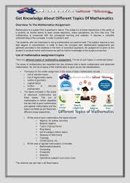 Get Knowledge About Different Topics Of Mathematics Conceptual Learning Mathematics Topics