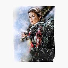 Starring tom cruise, emily blunt, brendan gleeson, bill paxton Edge Of Tomorrow Posters Redbubble