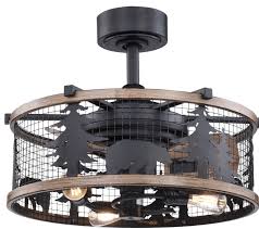 Millwood Pines 21 Sawyers 3 Blade Caged Ceiling Fan With Remote Control And Light Kit Included Reviews Wayfair