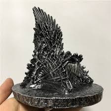 Iron Throne Game Of Thrones Desk Figure Model Sword Chair Song Of Ice And Fire Collective Christmas Resin Process Gift 17cm
