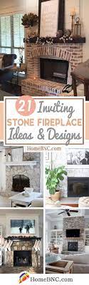 Update aging fireplace beauty stone man winter arrives concrete craft interior. 21 Best Stone Fireplace Ideas To Make Your Home Cozier In 2021