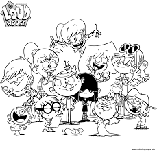 Explore more like nickelodeon coloring pages printable. Print Nickelodeon The Loud House Coloring Pages Coloring Pages House Colouring Pages Colouring Pages