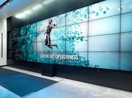 nike lebron x to showcase the nike lebron x blue diamond and miami heat away colorways idl helped de digital signage digital retail interactive media