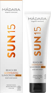 Sunscreen and sunblock are not the same thing. Madara Organic Skincare Sun15 Beach Bb Shimmering Sunscreen Spf 15 100 Ml Ecco Verde