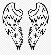 They are beautiful and some send strong views. Vector Free Download Clipart Angel Wing Graphics Easy Tribal Tattoo Designs Png Download 123953 Pinclipart