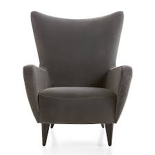 Elsa Lime Green Velvet Wingback Chair Reviews Crate And Barrel Velvet Wingback Chair Blue Wingback Chair Wingback Chair