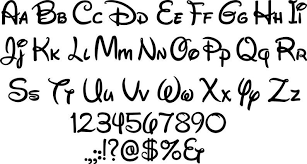 Free Free 133 Disney Alphabet Svg SVG PNG EPS DXF File