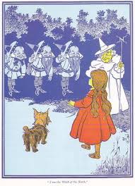 Munchkins Good Witch Meet Dorothy Toto Los Munchkins Y La Bruja Buena Conocen A Dorothy Y Toto The Wonderful Wizard Of Oz Wizard Of Oz Book Wizard Of Oz