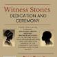 Witness Stones Dedication and Ceremony