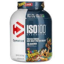 Dymatize Nutrition Iso100 Hydrolyzed 100 Whey Protein Isolate Fruity Pebbles 5 Lb 2 3 Kg