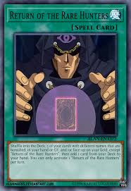Duel links deck, exodia, grandpa's cards. Return Of The Rare Hunters By Alanmac95 On Deviantart