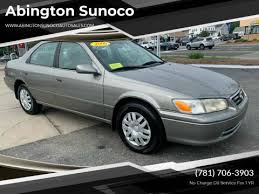 If it isn't printed on the oil cap, check your owners manual for the exact type before adding new oil. Toyota Camry For Sale In Abington Ma Abington Sunoco