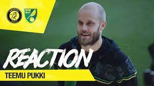 €7.00m* mar 29, 1990 in kotka, finland. Bristol City 1 3 Norwich City Teemu Pukki Reaction Youtube