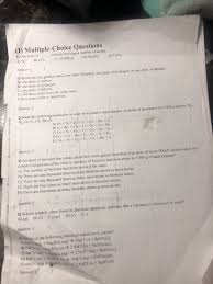 Moles gizmo assessment question answers1. I Multiple Choice Questions 1 One Mole Of Contains Chegg Com