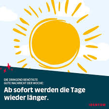 Die beste nachricht daran ist also: Identum Ab Sofort Werden Die Tage Wieder Langer Facebook